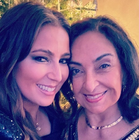 Julie Banderas with her mother  Fabiola R. Bidwell.